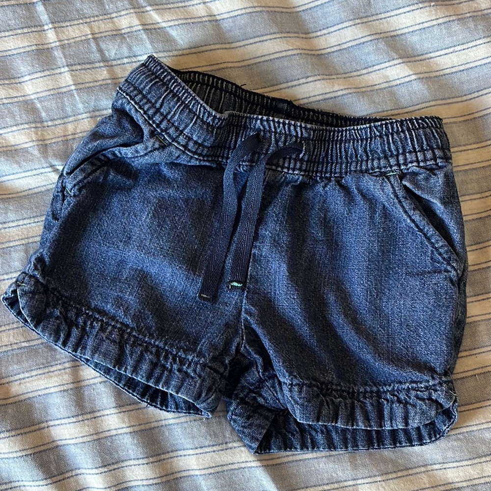 Denim shorts size 2T
